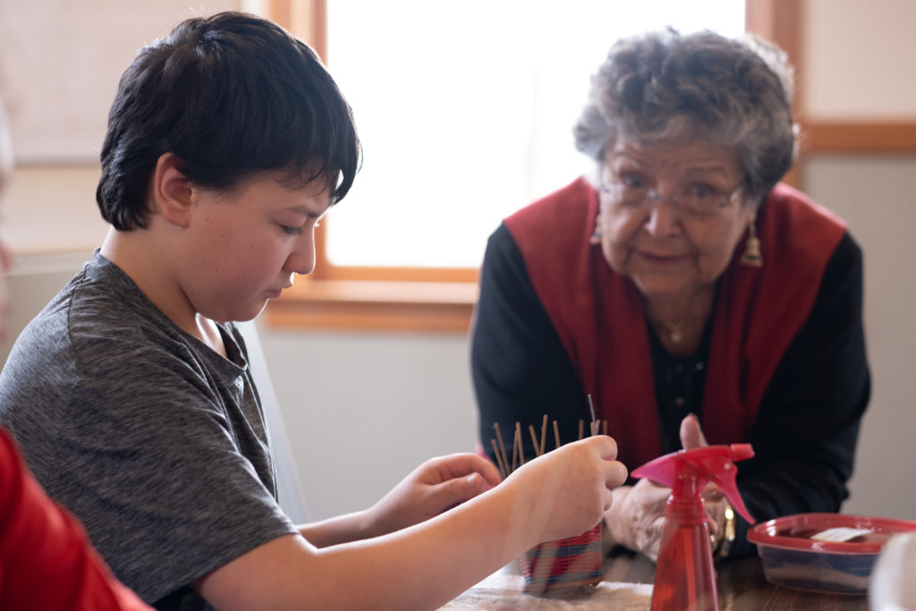 Teaching artist Elaine Grinnell