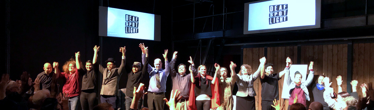 Deaf Spotlight’s 2019 Short Play Festival at A Contemporary Theatre. Photo courtesy Deaf Spotlight.