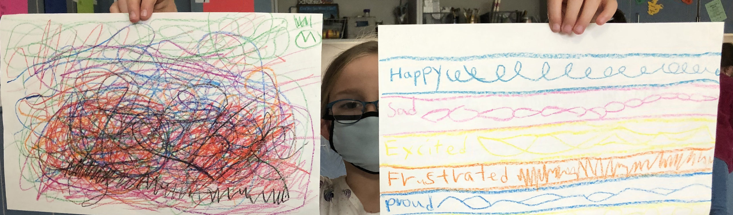 Dry Creek 2nd grader shows how she interpreted emotion