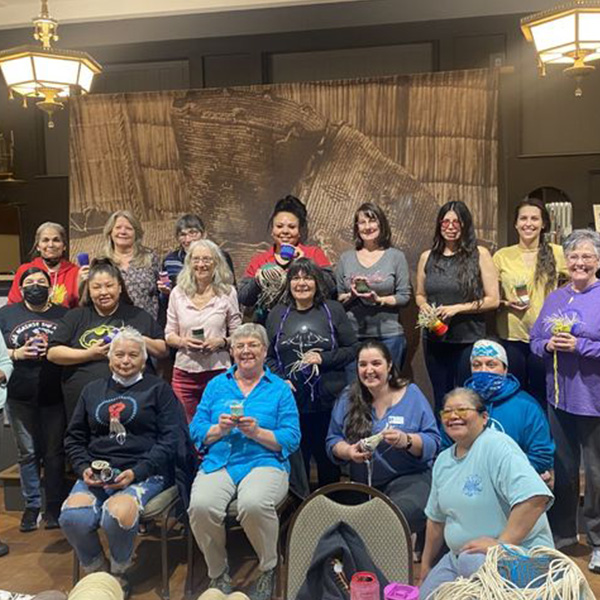 Native Basket Weaving at Wenatchee Valley Museum.